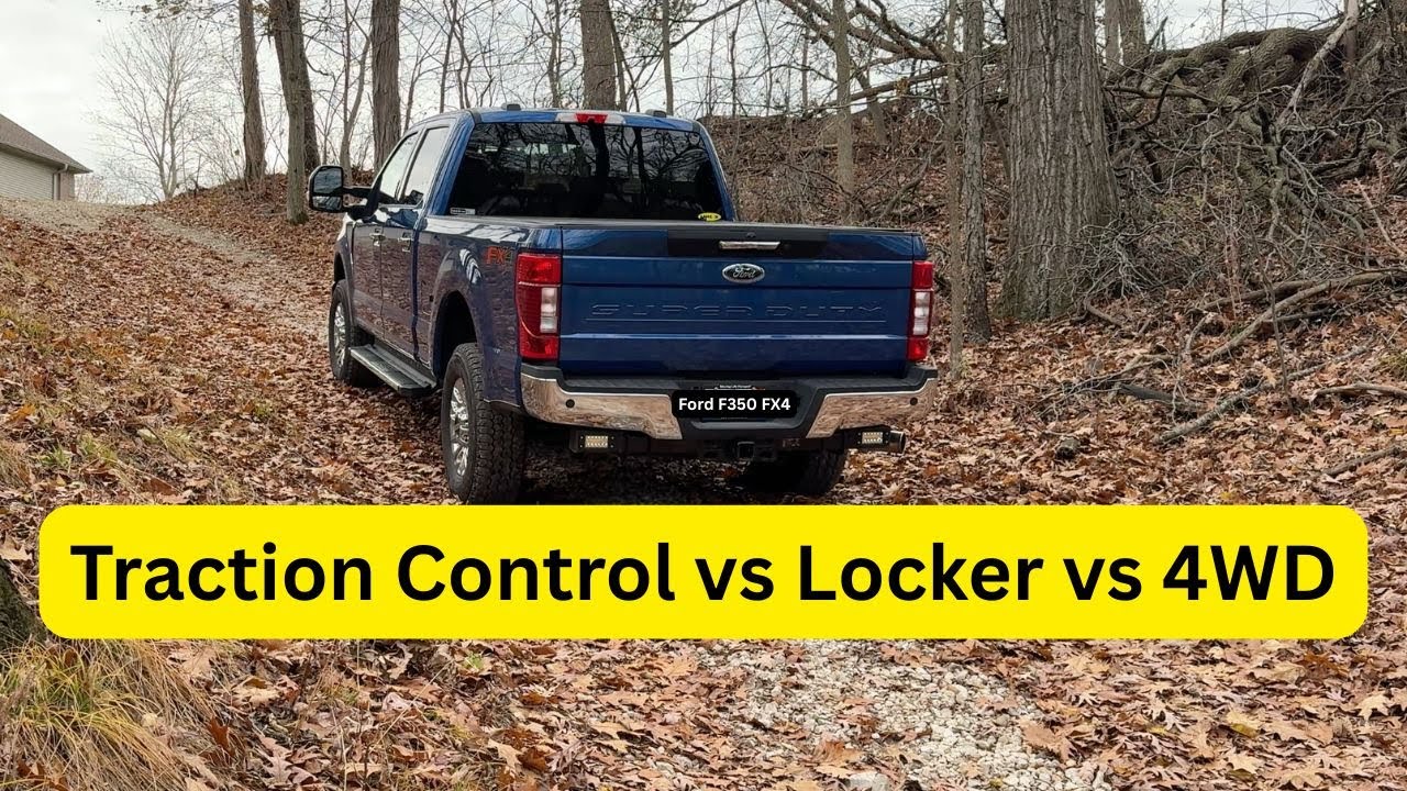 Система контроля тяги Ford Superduty против заблокированного дифференциала против полного привода