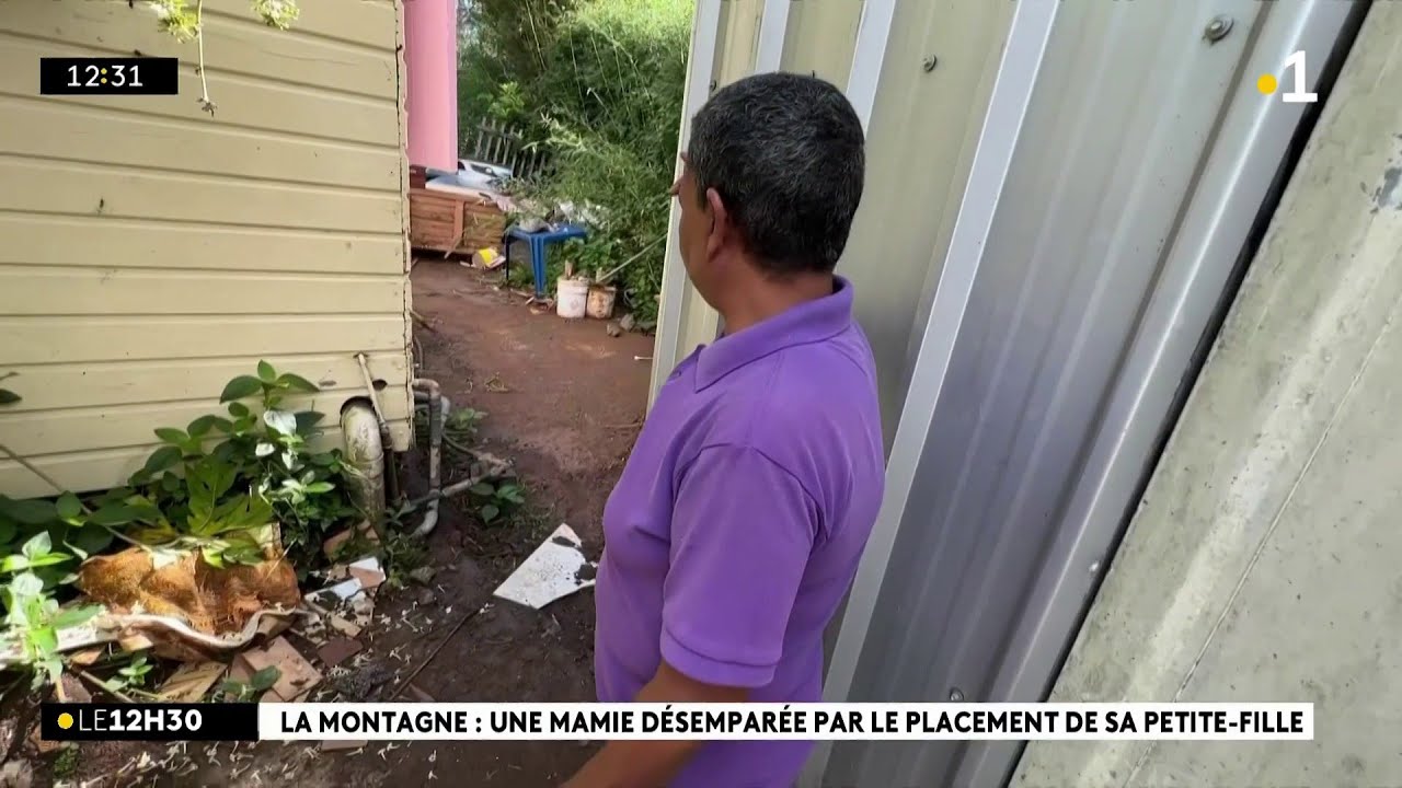 A la Montagne, le désarroi d'une grand-mère dont la maison a été détruite par le cyclone Garance.