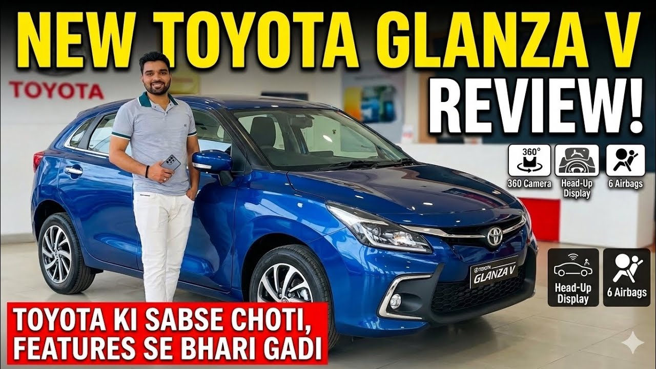 Toyota glanza v model petrol full detailed review...