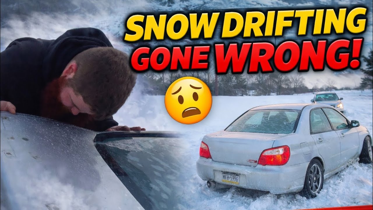 Snow Drifting My WRX… HUGE Mistake