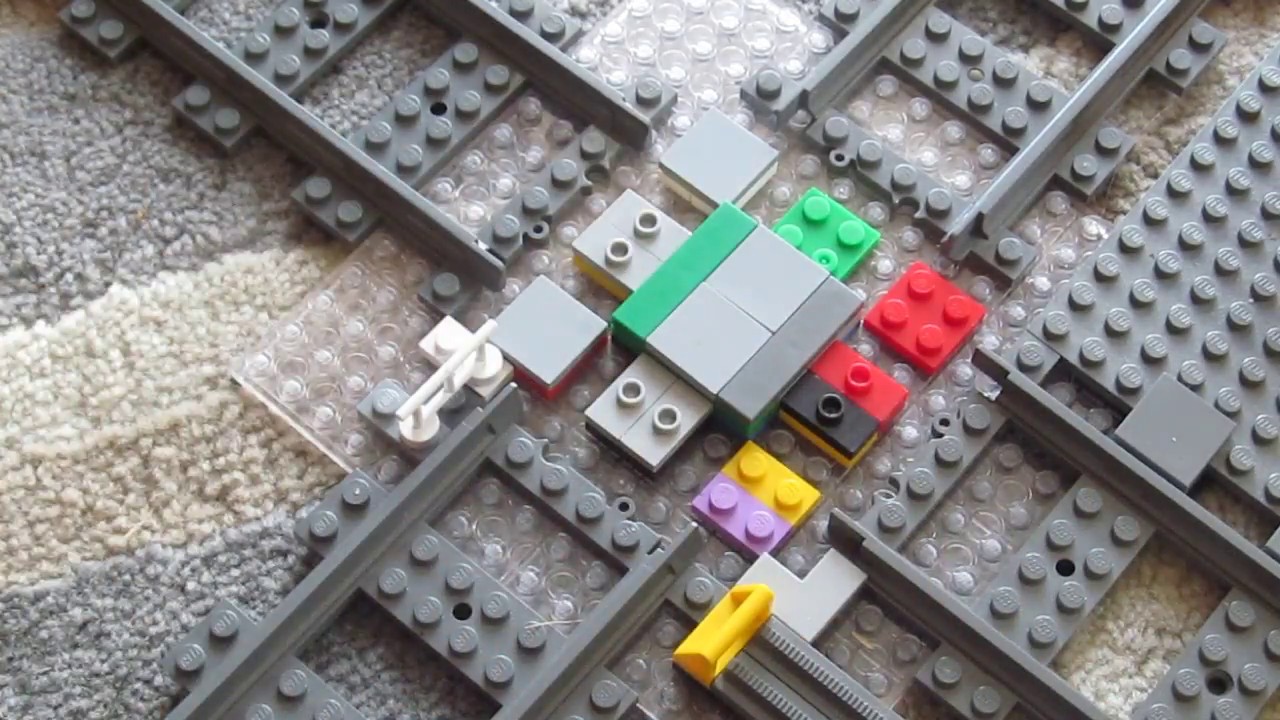 Jak zbudować skrzyżowanie do torów Lego z kilkunastu klocków.