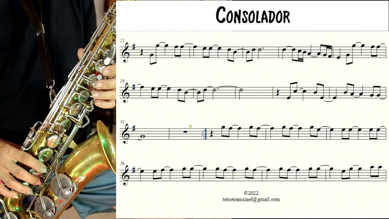 Consolador - Partitura - Sax Alto
