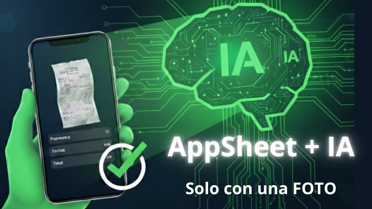 Facturas con AppSheet + IA: Digitaliza tus Compras al Instante con una foto 📸
