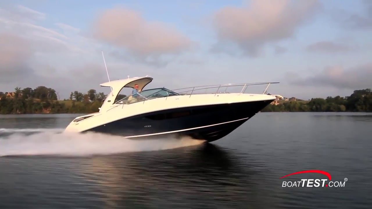 Sea Ray 370 Sundancer Test 2014  By BoatTest com
