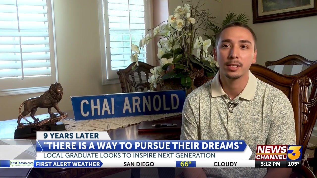 Local graduate Chai Arnold looks to inspire the next generation