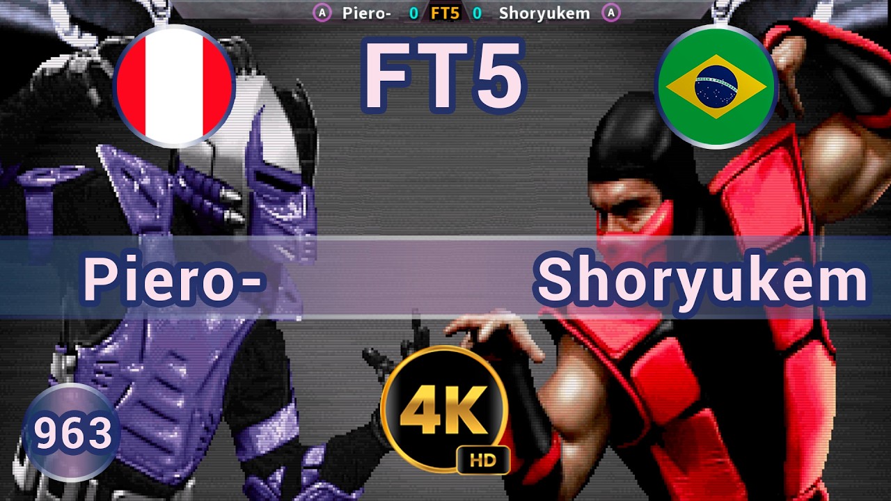 UMK3 - 🇵🇪 Piero- vs Shoryukem 🇧🇷 FT5 / 4K 60 FPS #umk3 #ultimatemortalkombat3 #team99hits #fightcade