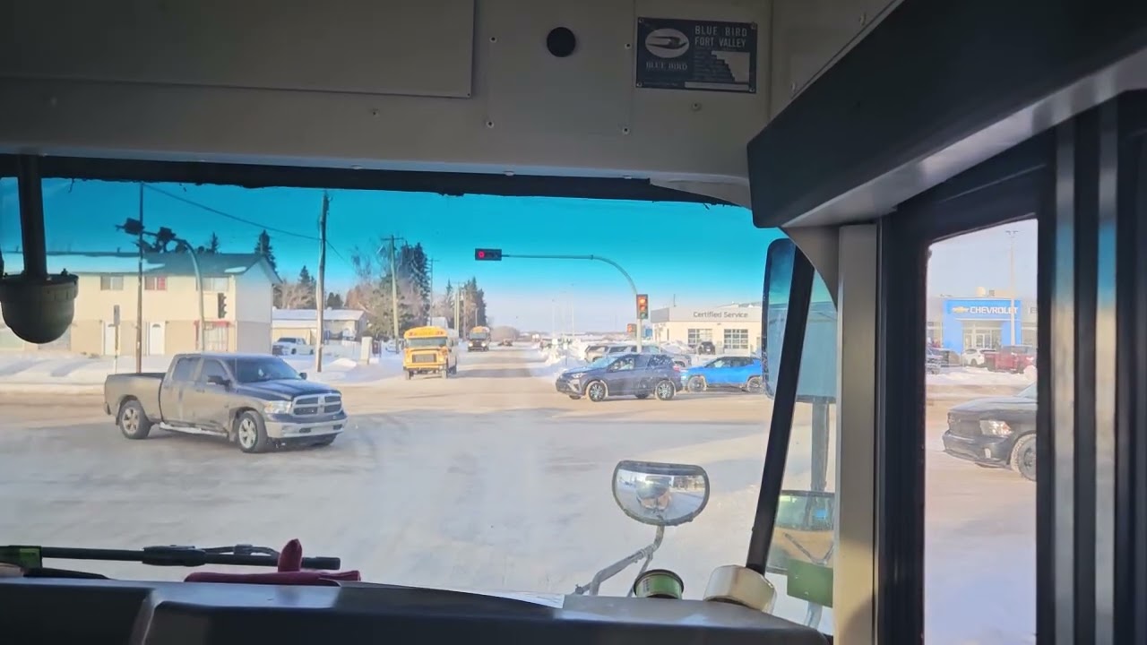 B3 2025 Bluebird Vision full Bus ride 