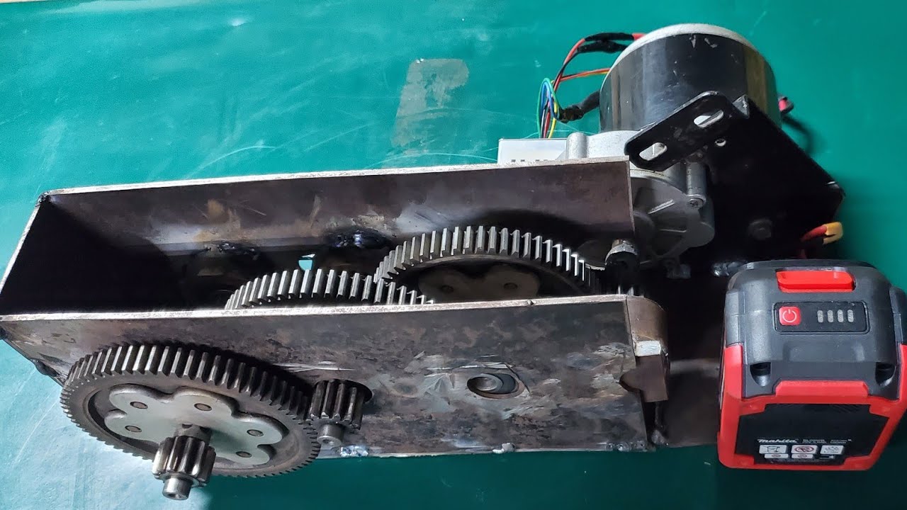 Tự Chế Hộp số Giảm tốc Full Kim Loại Siêu mạnh Từ Vật Liệu Bỏ Đi