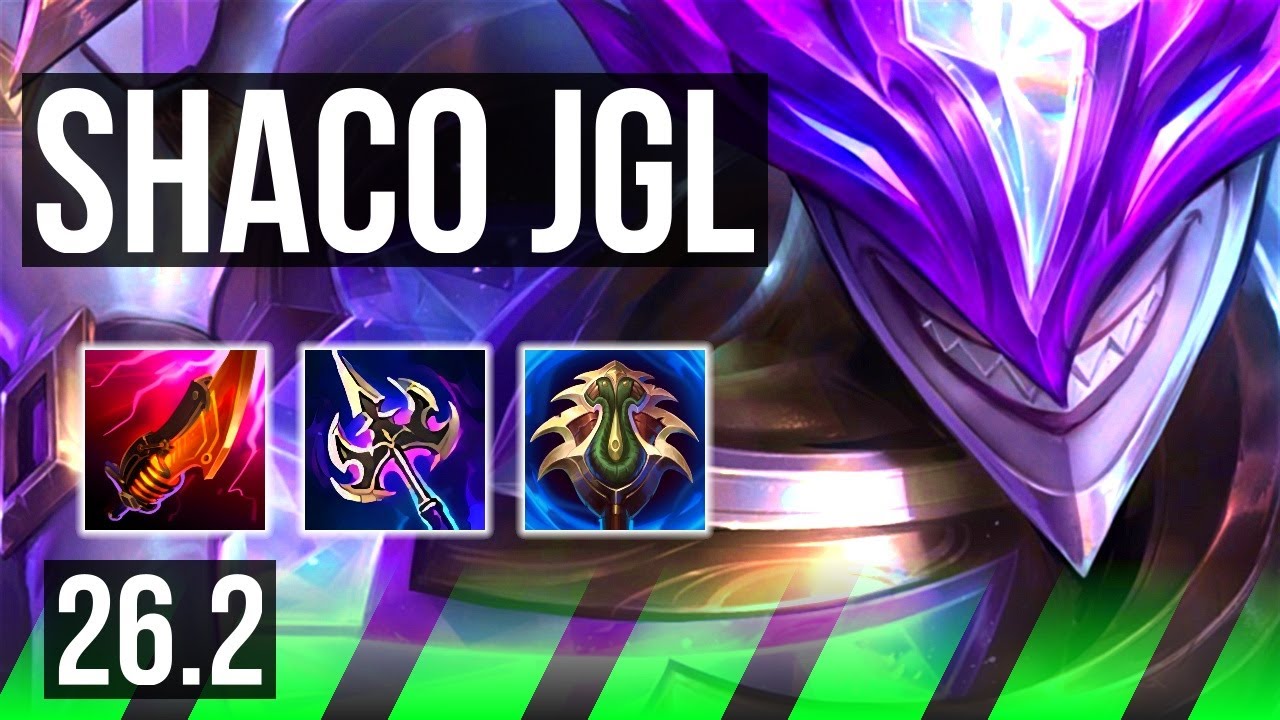 SHACO vs VOLIBEAR (JGL) | Good KDA: 20/1/5 | EUNE Grandmaster | 26.2