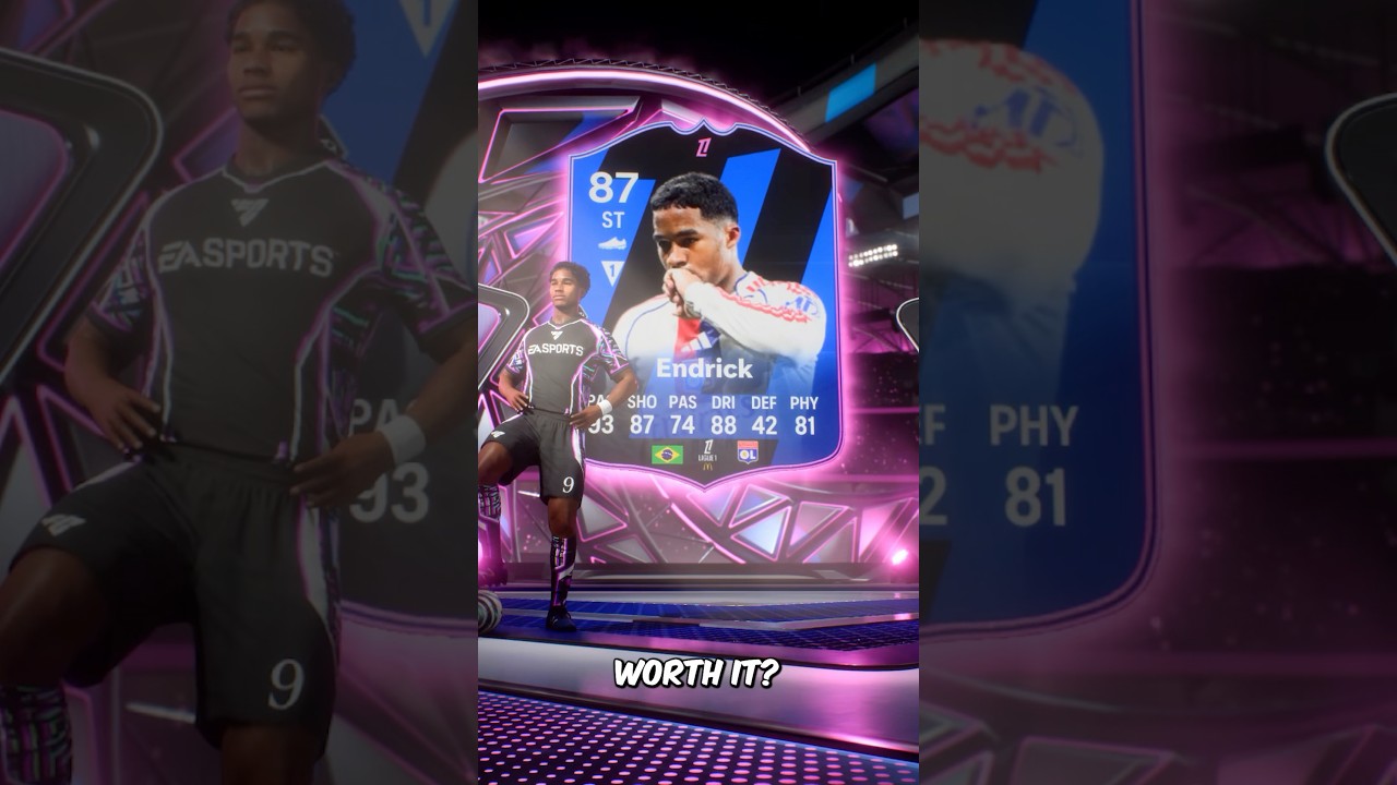 87 ENDRICK REVIEW 🤩🇧🇷 #fc26 #eafc26 #playerreview