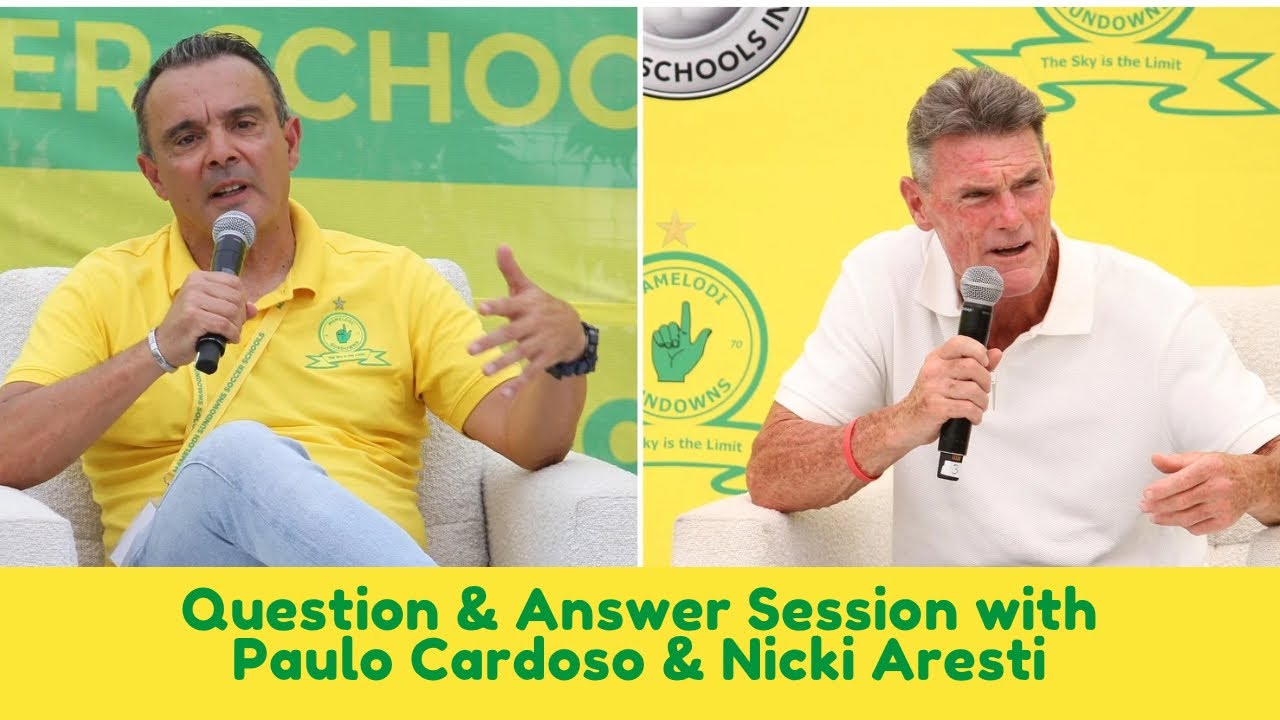 Mamelodi Sundowns Soccer Schools Launch | Q & A Session with Paulo Cardoso & Nicki Aresti 