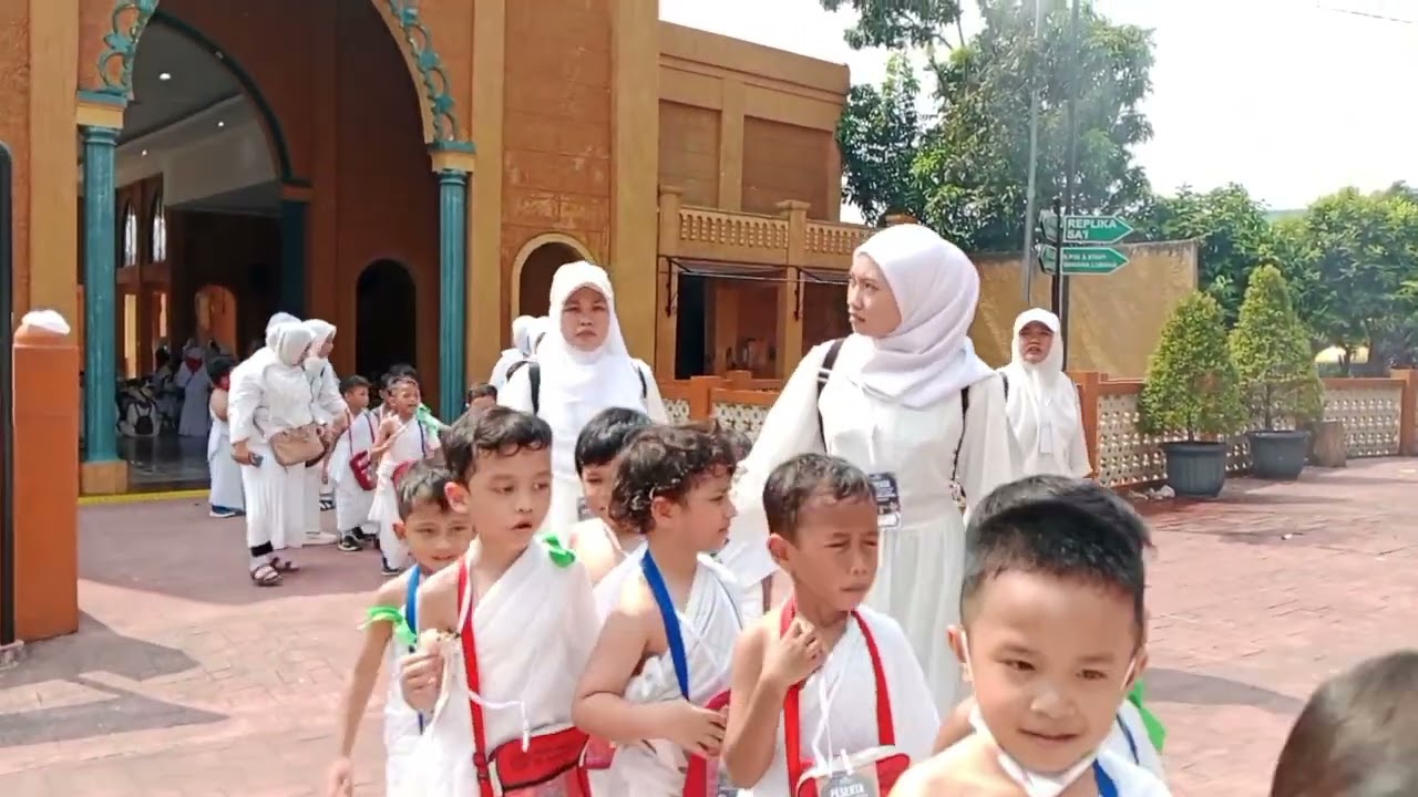 MANASIK HAJI TK PERMATA BUNDA LARANGAN INDAH T.A. 2024/2025 AMTC LUBANA SENGKOL