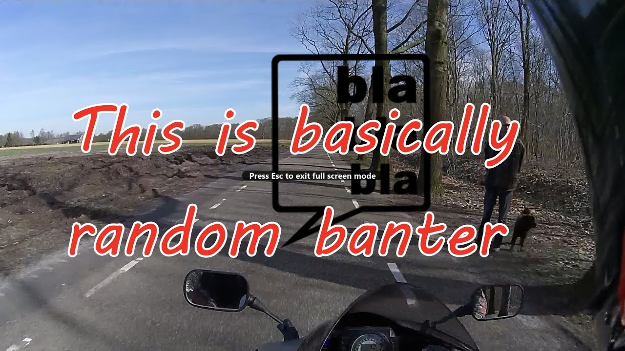 Random sounds from my helmet