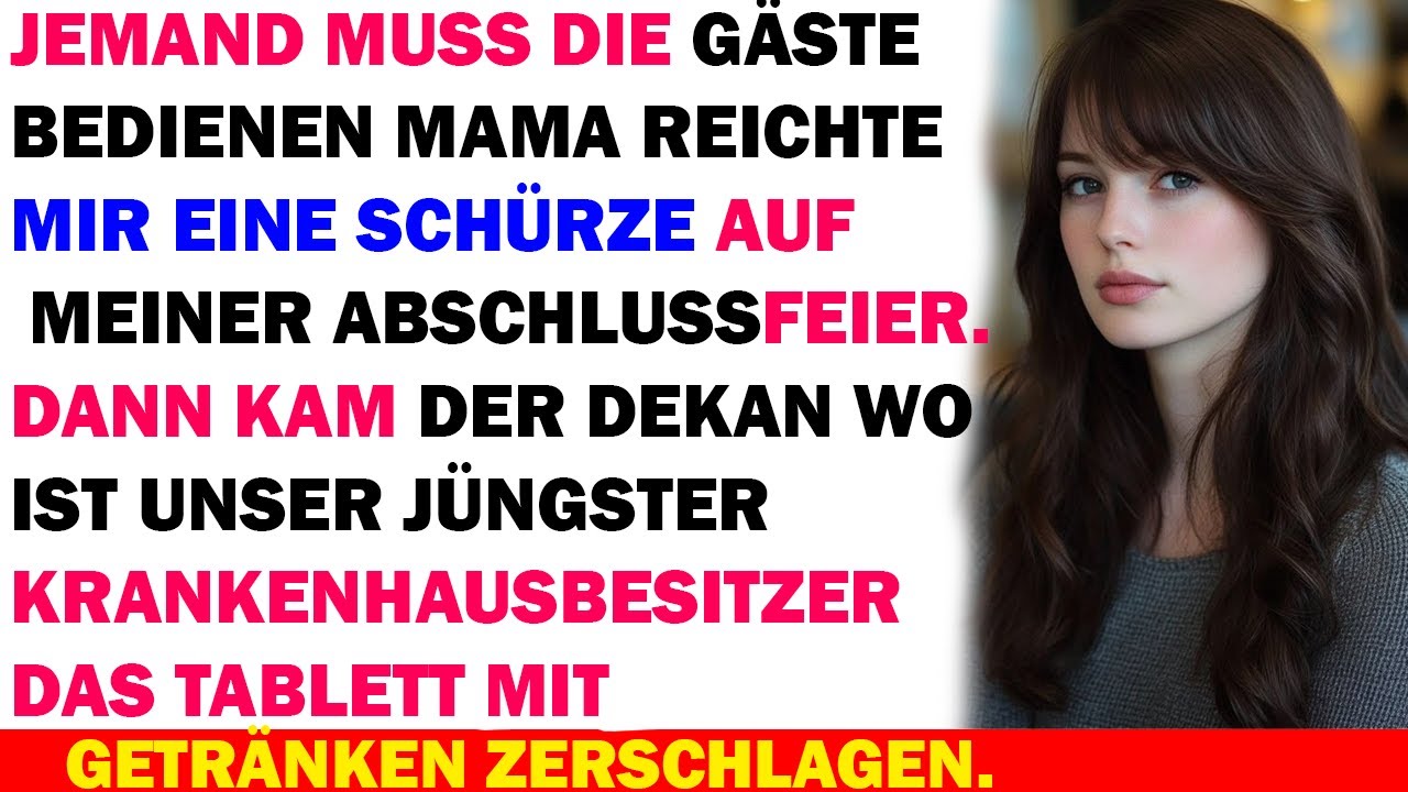Ich musste bei meiner eigenen Abschlussfeier kellnern – bis der Dekan meinen Namen rief
