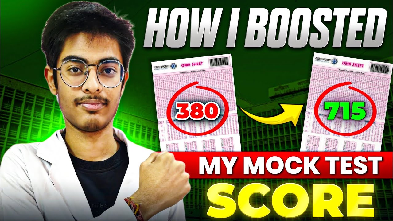 How I boosted my Mock test marks 🔥⁉️ NEET 2025 ‼️