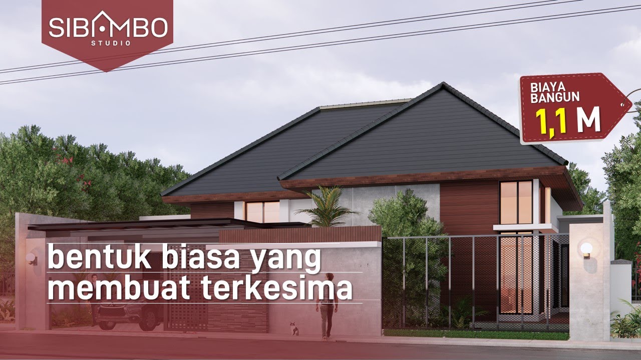 ASRI DAN TEDUH ! Rumah Tropis 3 Kamar di Lahan 16 x 18 m