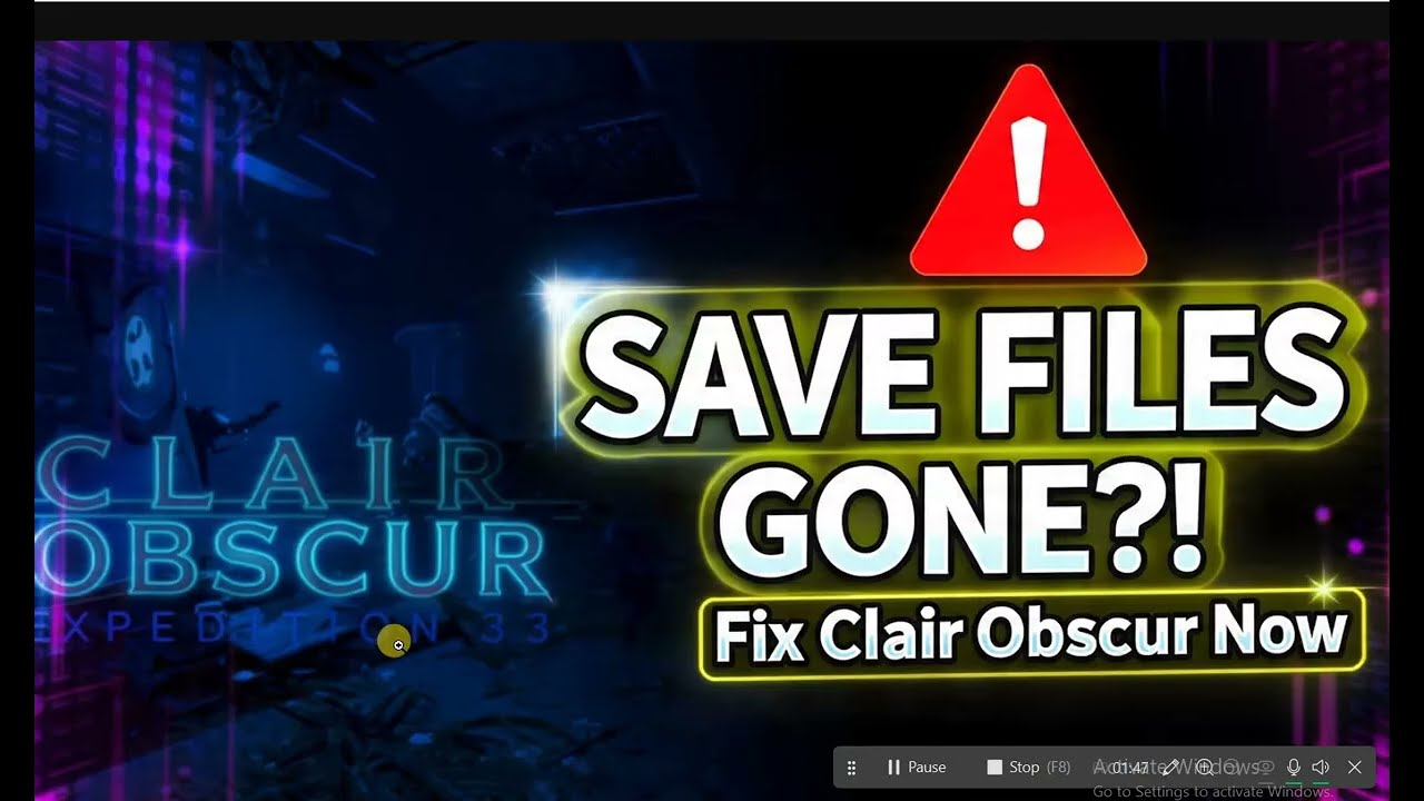 How to Fix Clair Obscur Expedition 33 Save Files Disappearing