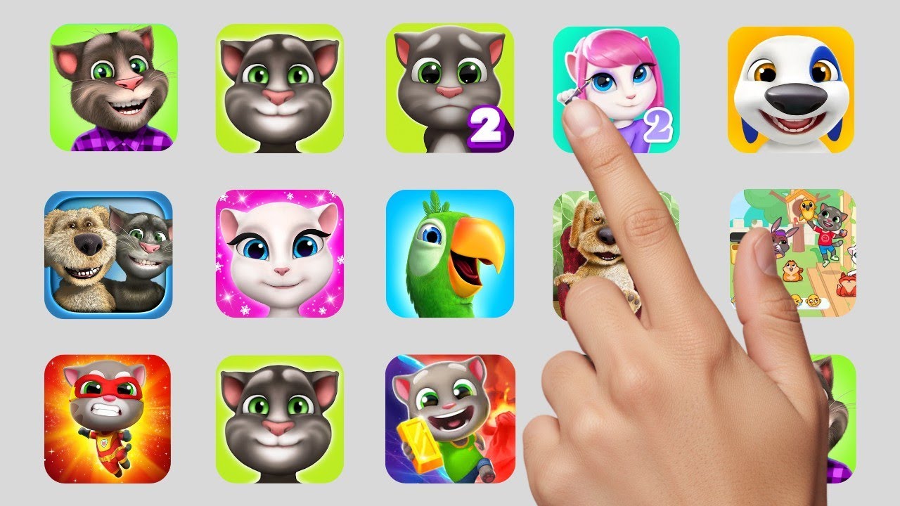 Talking Tom & Ben News, Talking Tom Friends World, My Tom 2, My Tom 