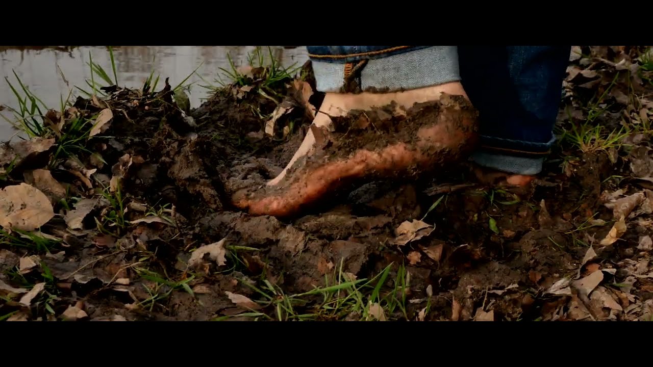 barefoot fun in cool mud