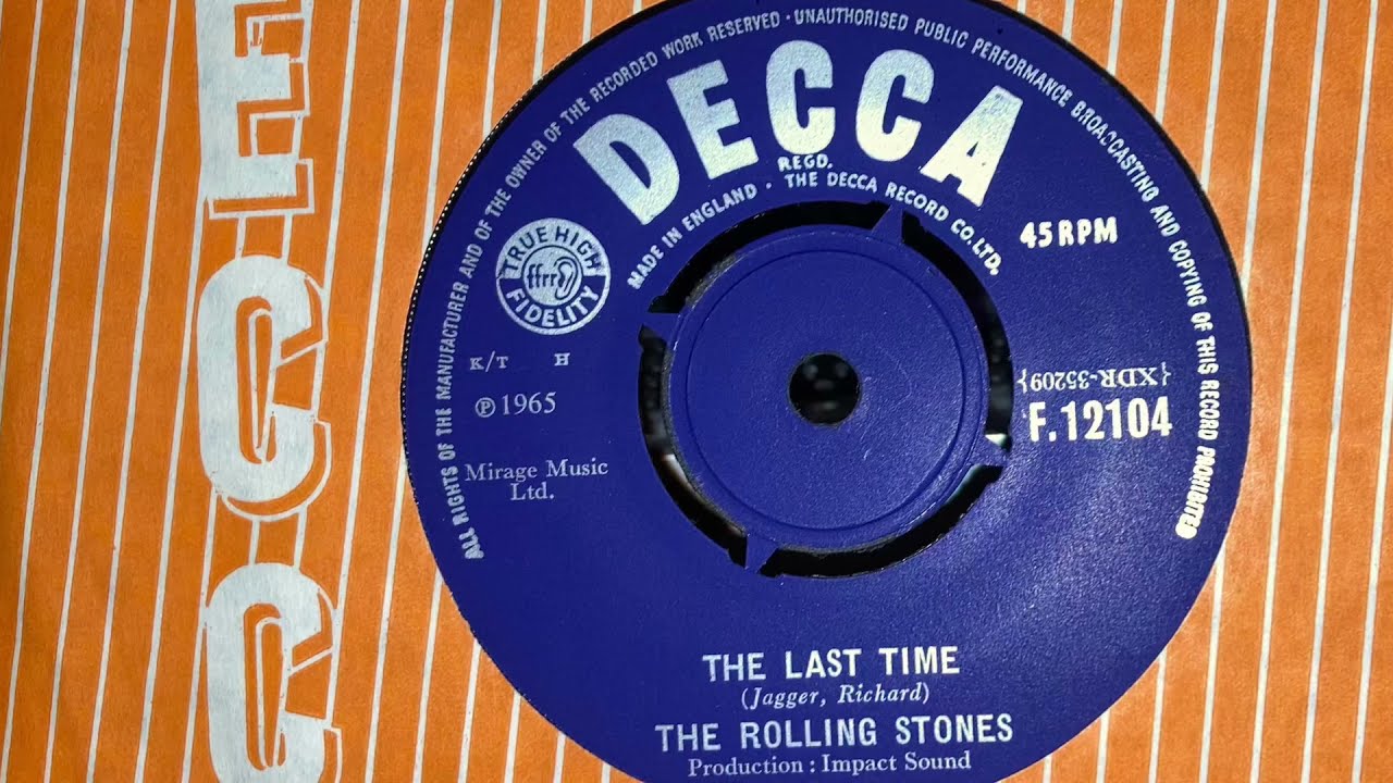 The Rolling Stones The Last Time (45rpm) 1965