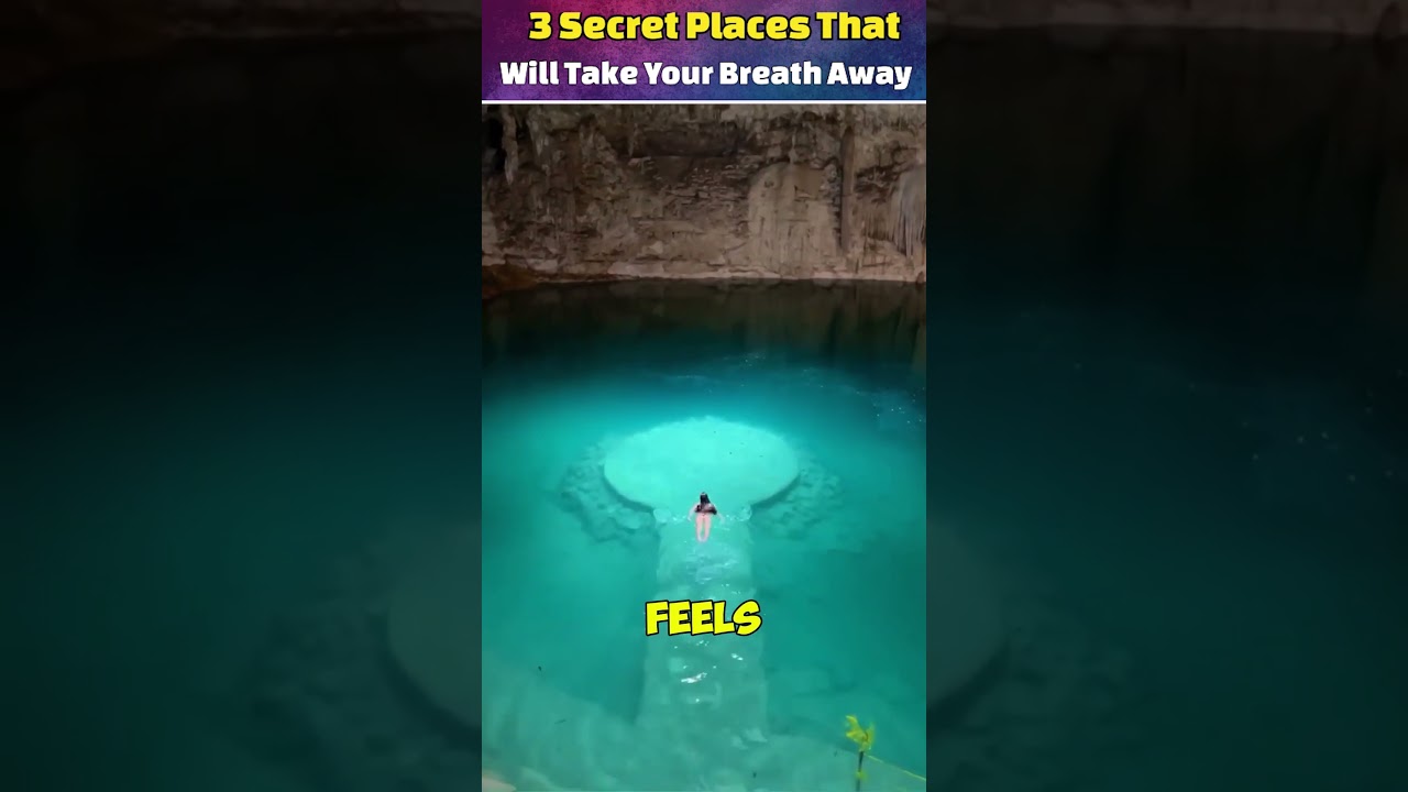 3 Hidden Places on Earth That Look Unreal 🌎🤯📸 #HiddenPlaces #UnrealEarth #TravelSecrets