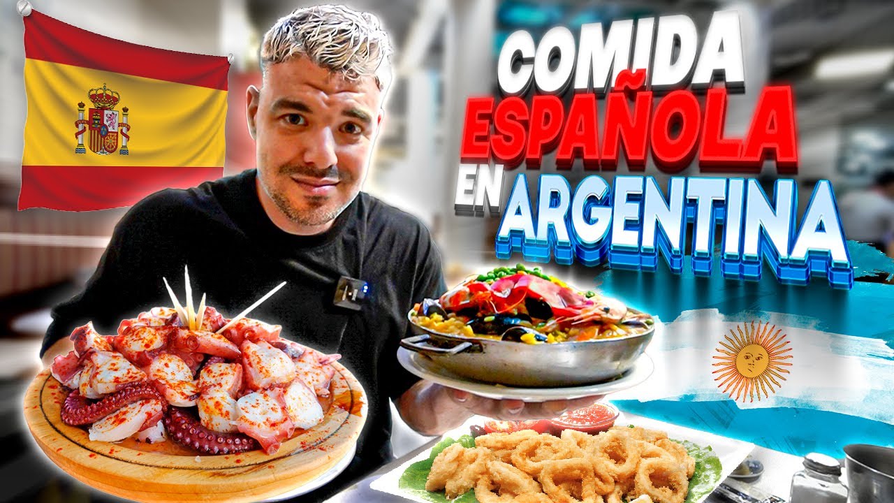 COMIENDO EN UN RESTAURANTE ESPAÑOL EN ARGENTINA 🥘  🇦🇷 Vs 🇪🇸