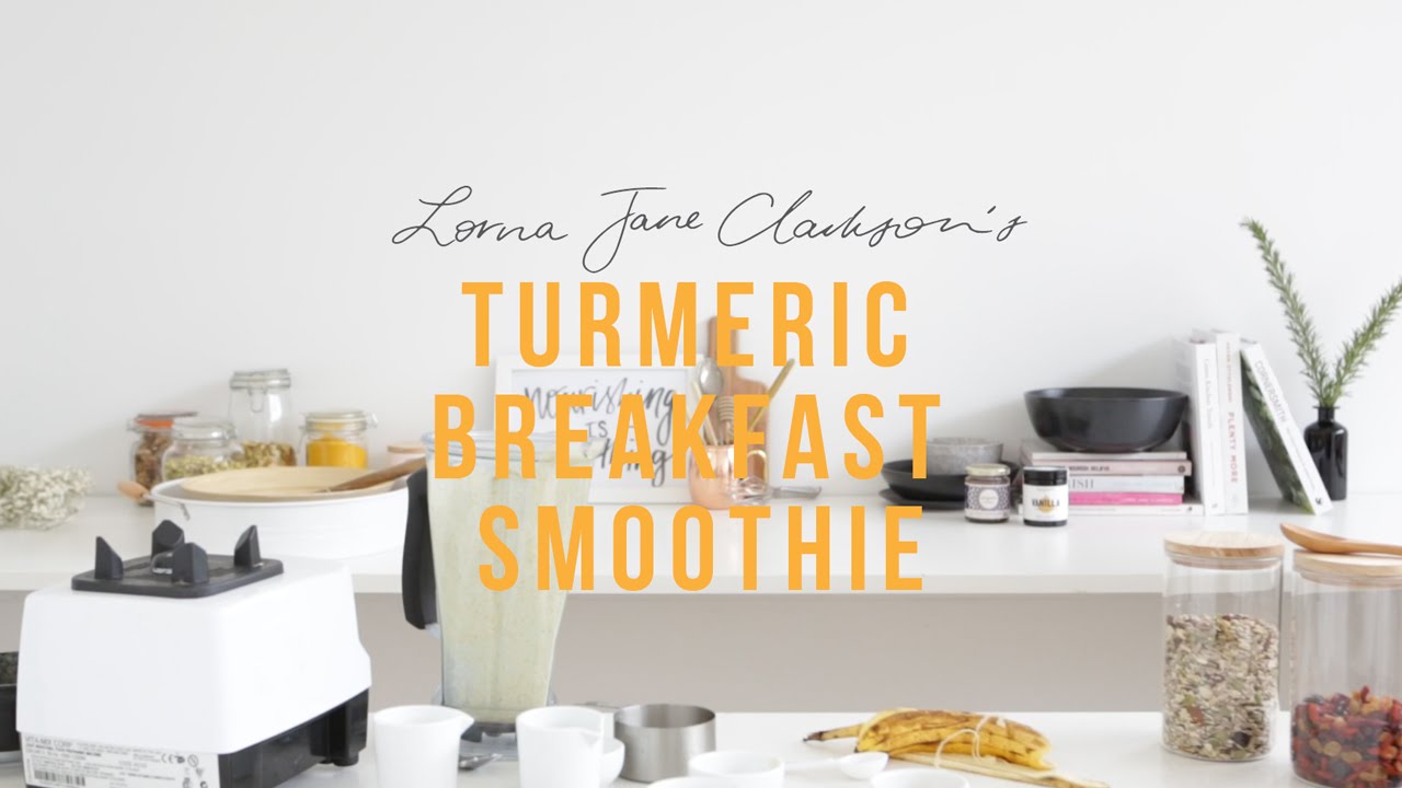 Lorna Jane Clarkson's Turmeric Breakfast Smoothie