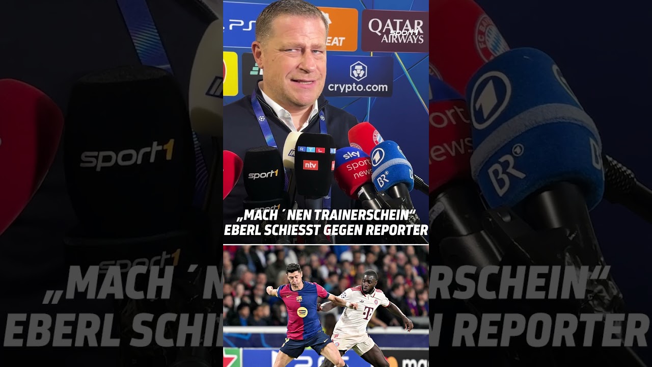 "Mach nen Trainerschein" Eberl mit Wut-Interview nach Bayern-Debakel 💥