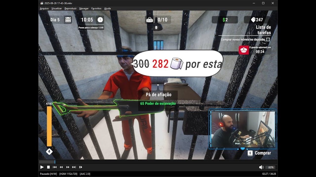 Descobrimos que tem UM TUNEO em BAIXO DA CELA!
