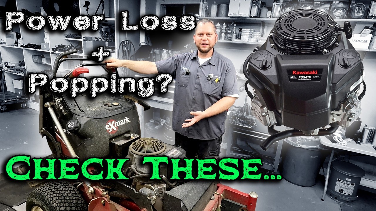Exmark Vantage S Runs Poorly Under Load Full Diagnosis Of Popping, Low Power & Misfire Issues FS541V