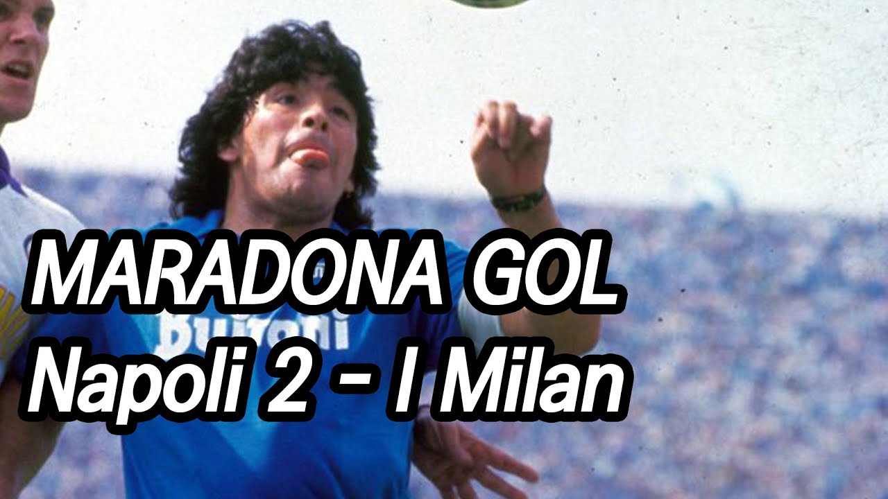 Maradona ha fatto 1 gol alla stagione 1987 | Napoli 2 - 1 Milan