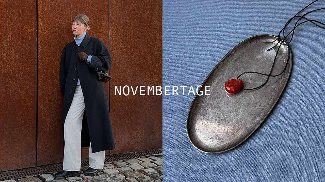 November Outfits, Kleidung richtig pflegen & ein neues Strickprojekt