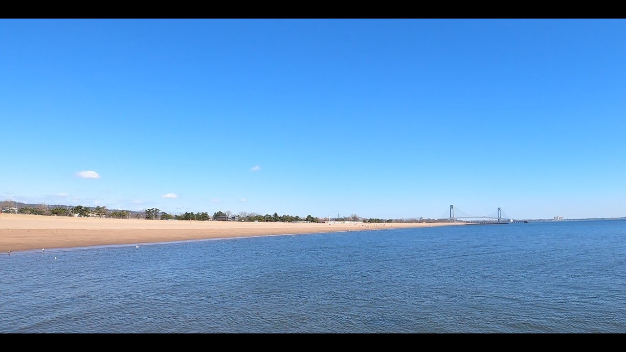 [4K] Raw Video - Midland Beach and Boardwalk in Staten Island New York