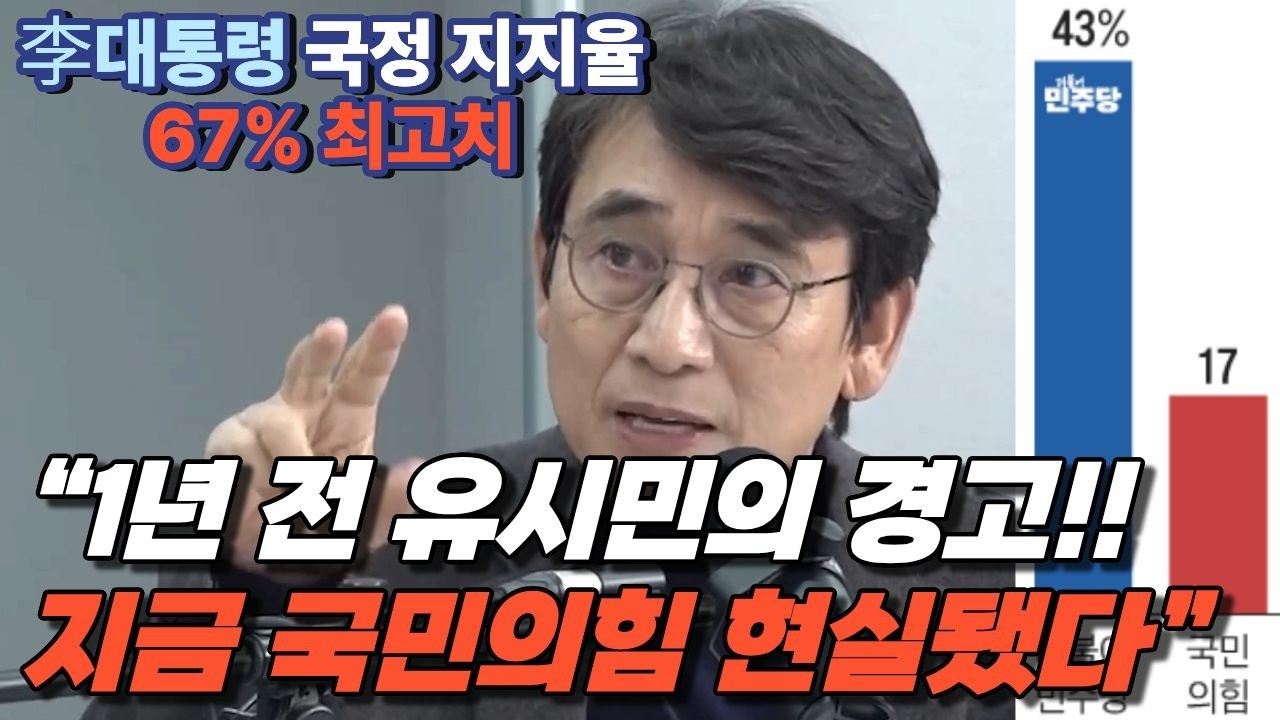 “1년 전 유시민의 경고… ‘윤석열만 도려내선 끝나지 않는다’ 지금 국민의힘 현실됐다” | 블루팩토리