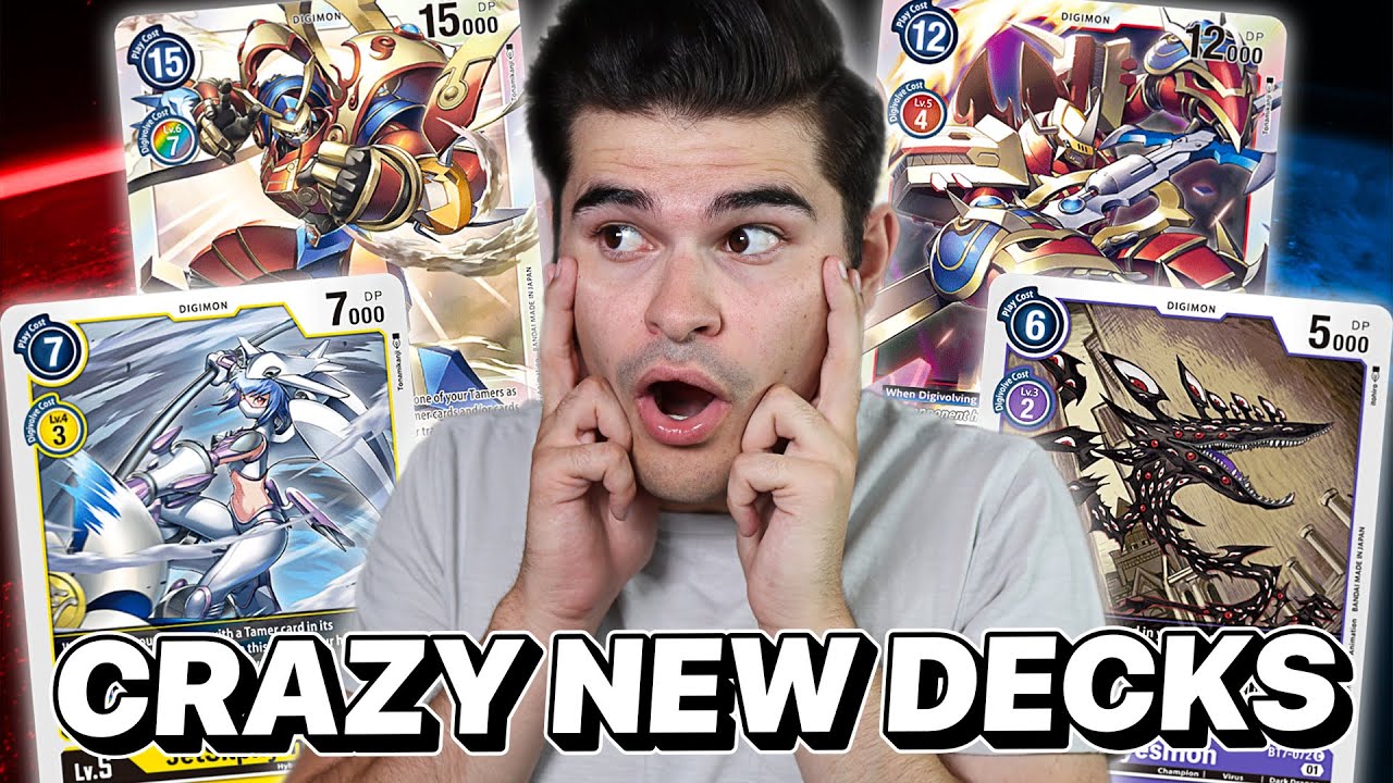 ALL My Digimon TCG Decks for the Set 7 Format!! | Digimon Card Game New Adventure Deck Lists