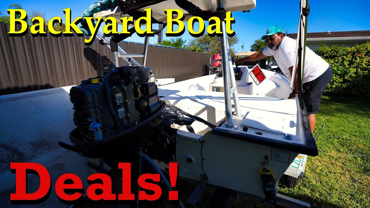 Under 10K With A New Suzuki ! Backyard Boat Deals ! (Sold)
