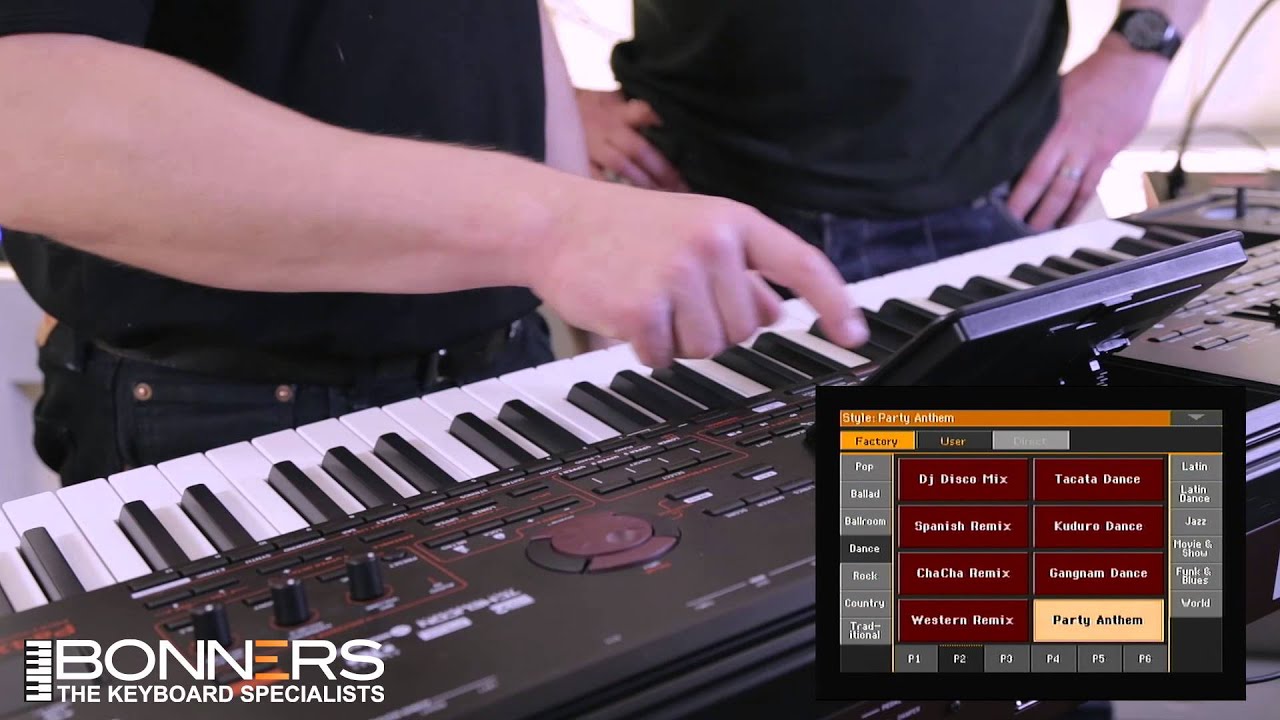 Демо Korg PA4x от Bonners Music. Часть 5. Современные стили и аккомпанемент.