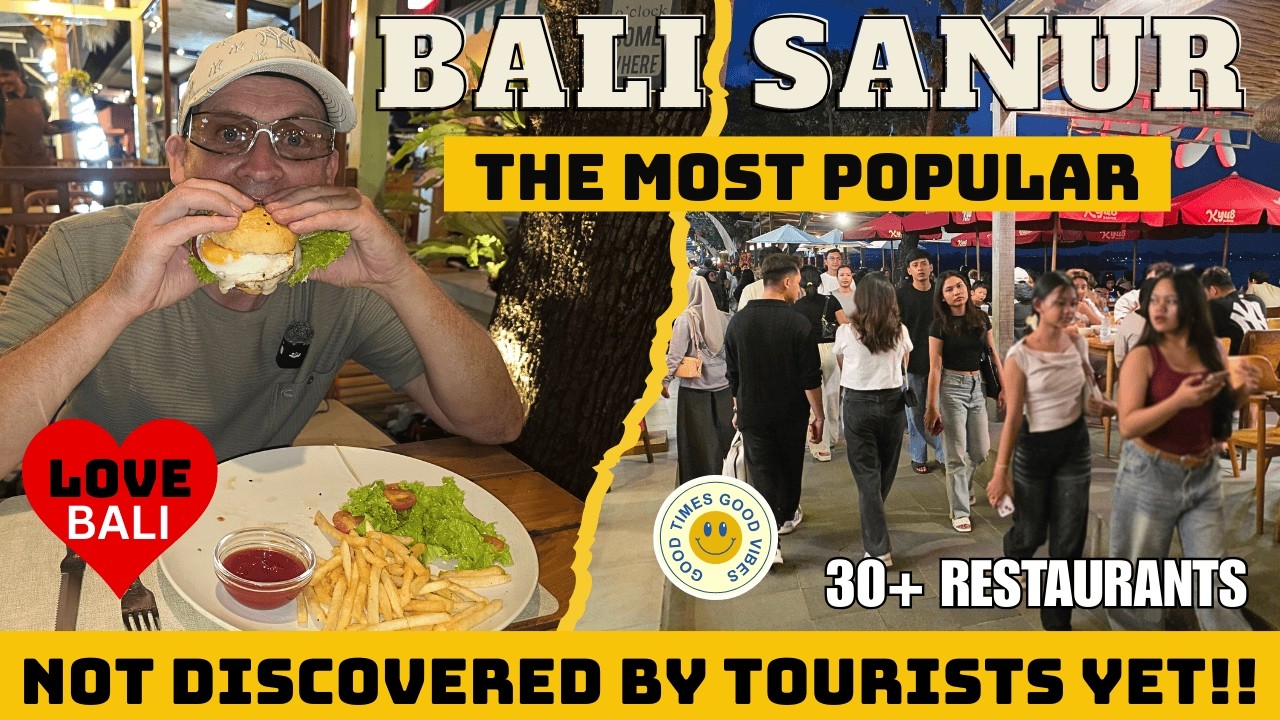 Bali Sanur The Most Popular Place To Eat & Be at The Beach 2026