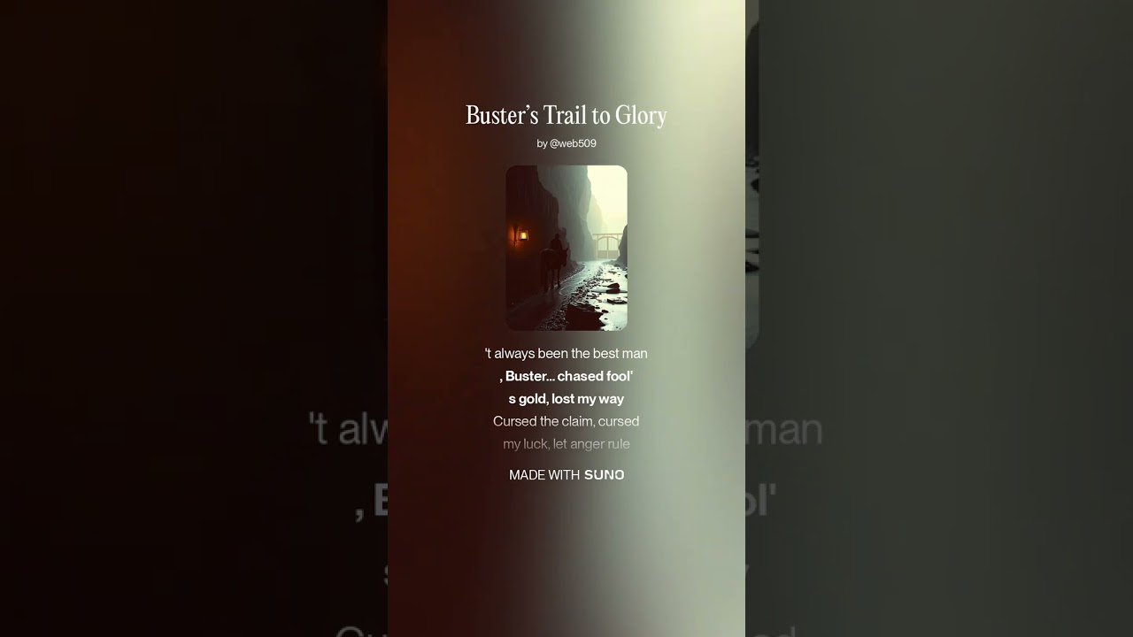 Buster’s Trail to Glory