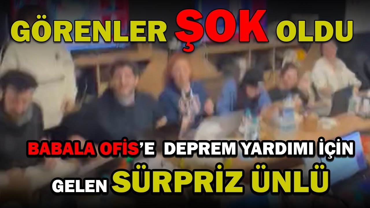 Babala Ofis'te Haluk Levent'in AHBAP'ı adına yardım toplayan ÜNLÜLER!