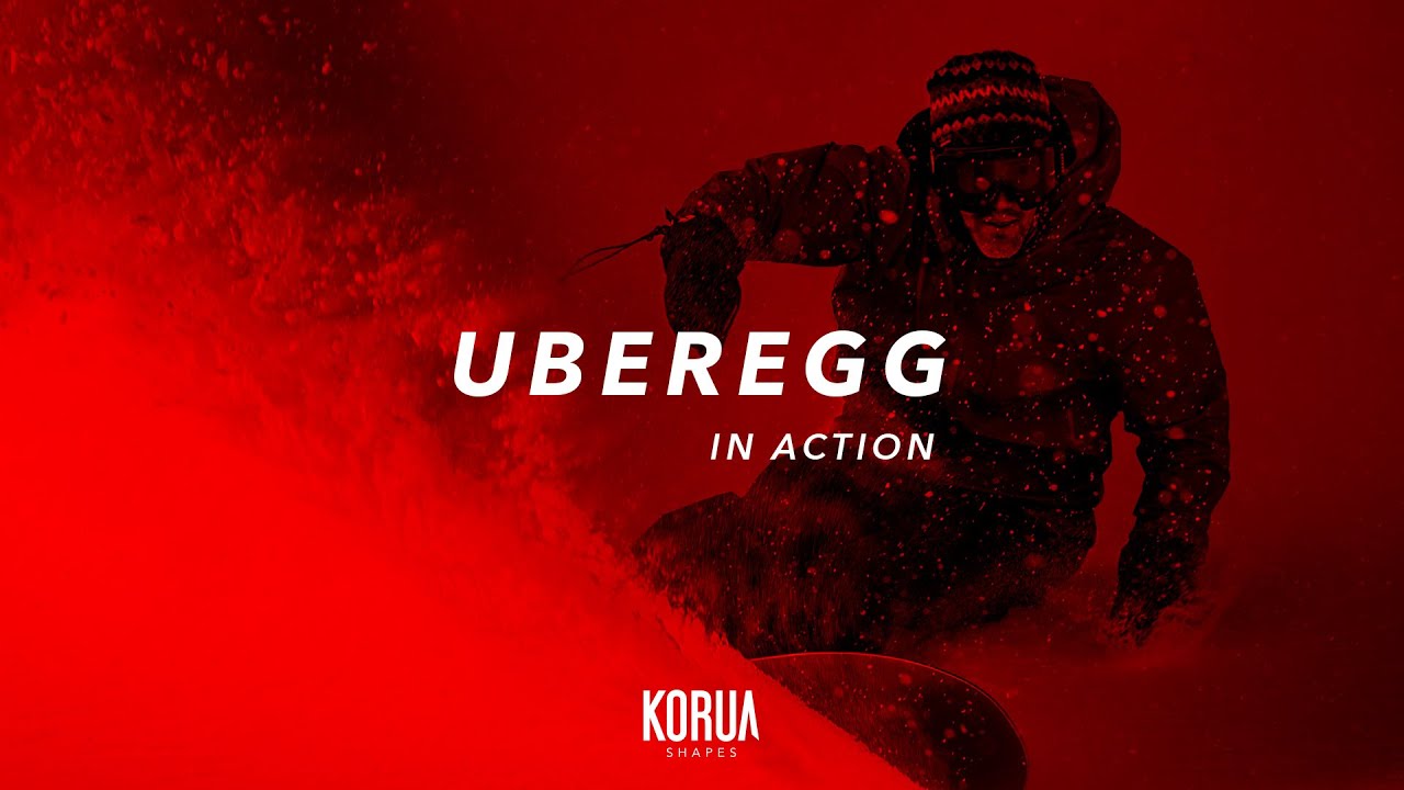 KORUA Shapes &ndash; In Action &ndash; Uberegg Snowboard