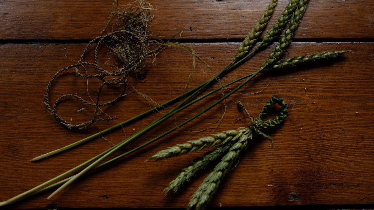 How to make a simple wheat corn dolly