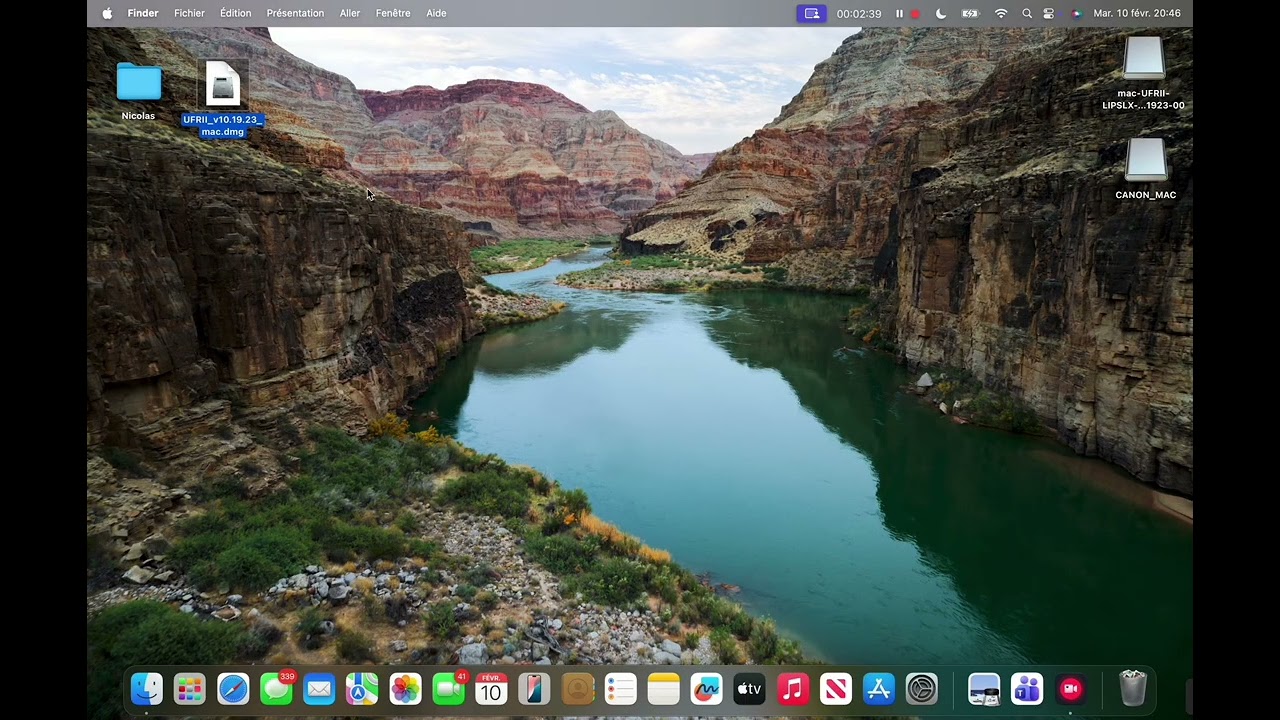 MAC ENGLISH printer Canon install
