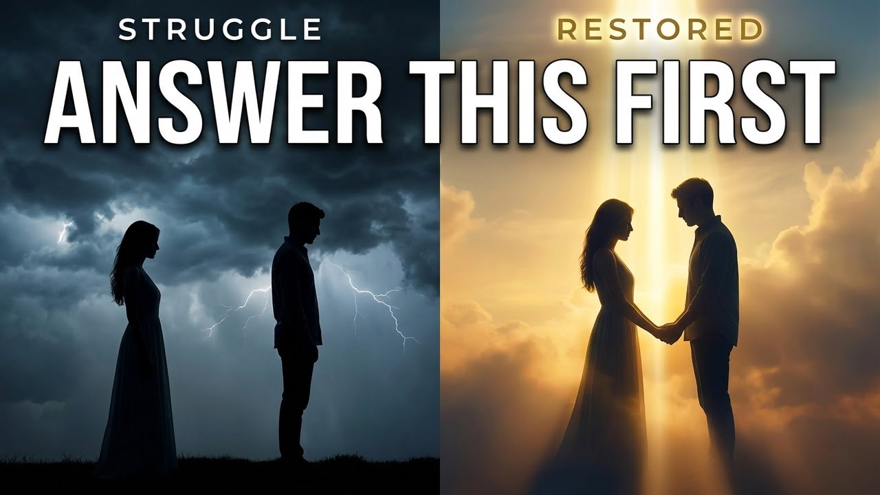 Прежде чем просить Бога восстановить эту любовь, ответьте на этот вопрос.