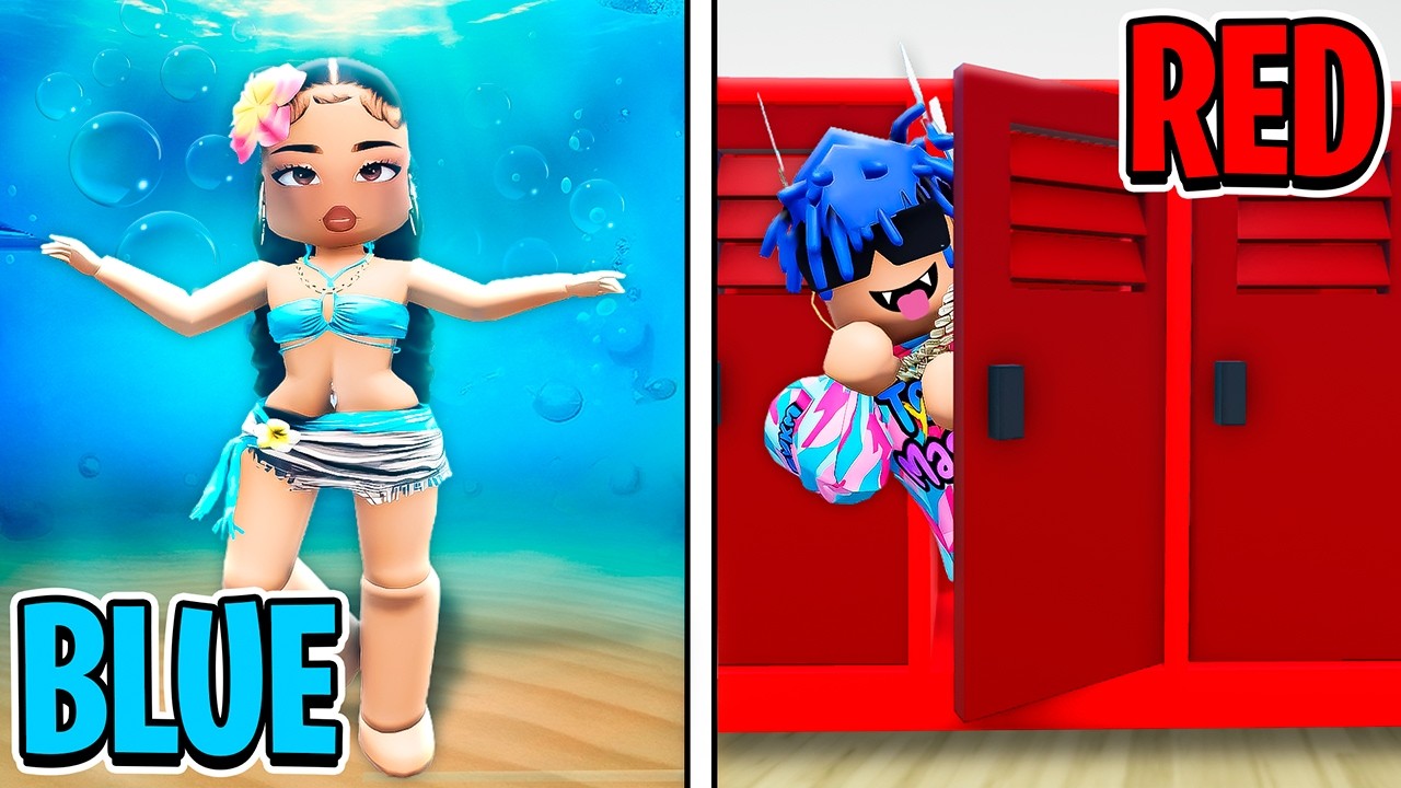 ONE COLOR ONLY HIDE & SEEK! (Brookhaven RP🏡)