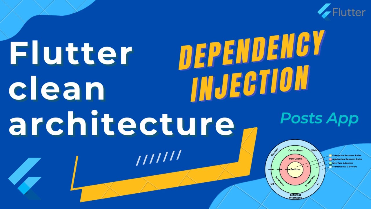 #12 Flutter Clean Architecture Course - Dependency injection