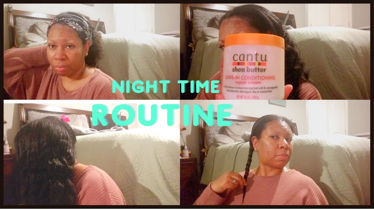 My Nightly Routine for Healthy Relaxed Hair| Kingdom Living At Home
