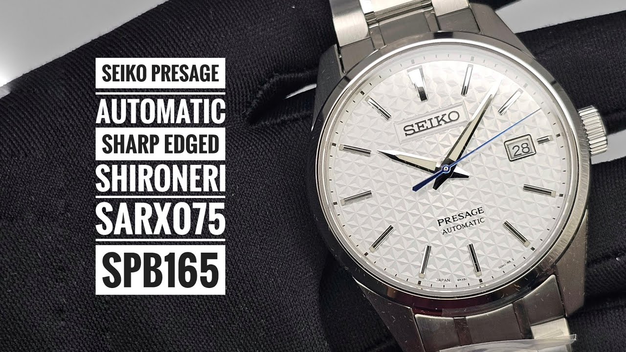 Seiko Presage Automatic Sharp Edged Shironeri SARX075 SPB165