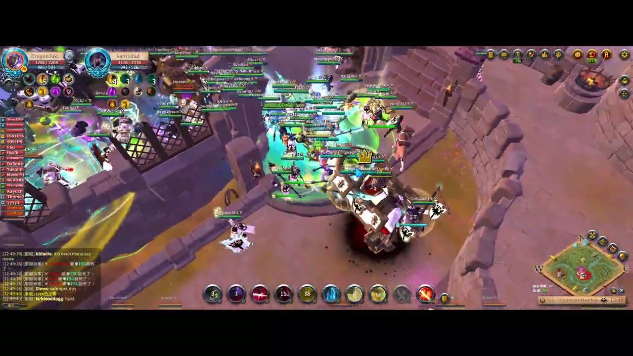 Albion Online | 2025/09/09 CTA | Lifecurse Staff | Castle fight
