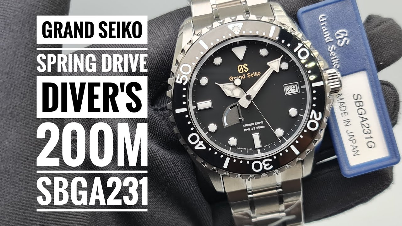 Grand Seiko Sport Spring Drive Diver's 200m Titanium SBGA231